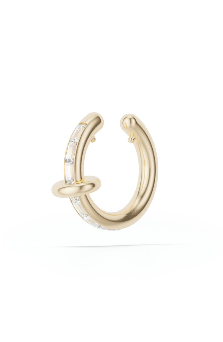 Spinelli Kilcollin Portia SG Baguette Diamond Ear Cuff, Main, color, Yellow Gold