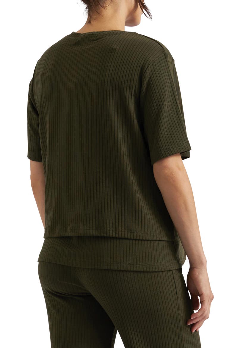 Mike Rib Nursing Top, Alternate, color, KHAKI