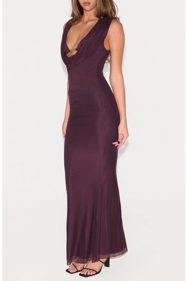 Noemi Maxi Dress, Alternate, color, PLUM