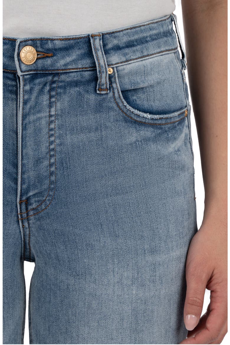 Kelsey Raw Hem Kick Flare Jeans, Alternate, color, ACCEPTANCE