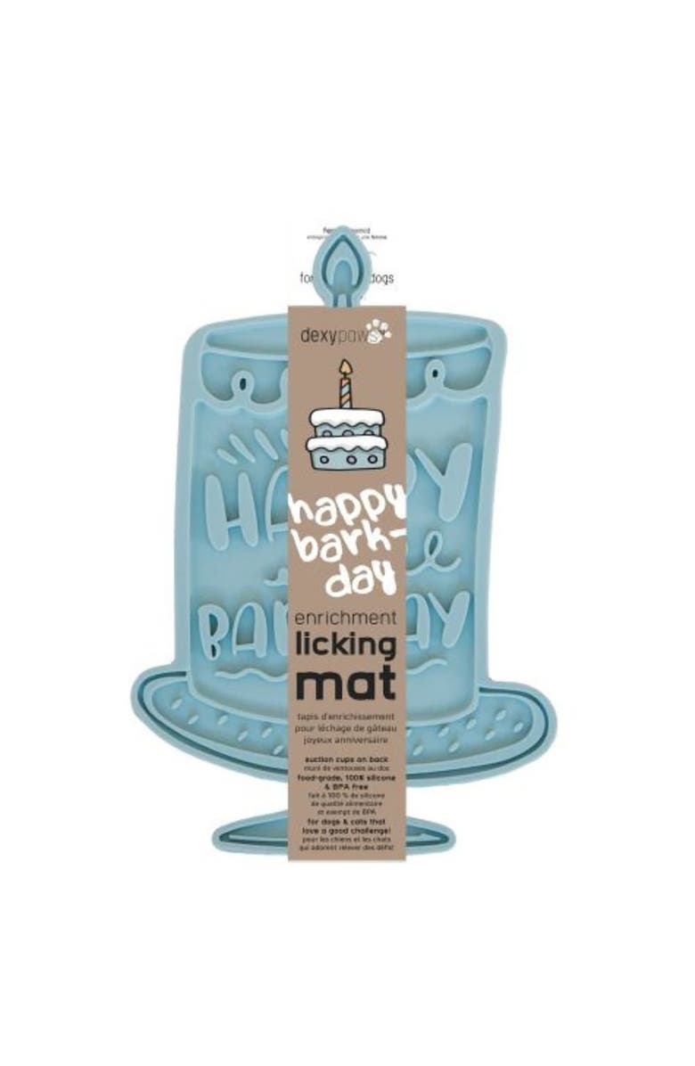 Dexypaws Enrichment Lick Mat, Main, color, Blue