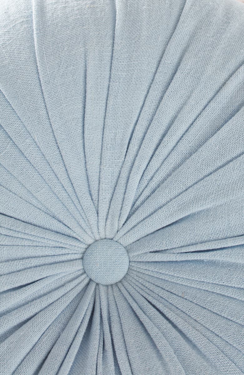 Nordstrom Washed Linen Accent Pillow, Alternate, color, Blue Subdued