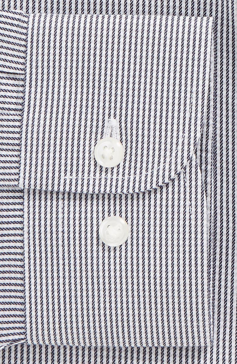 NORDSTROM MEN'S SHOP Smartcare<sup>™</sup> Trim Fit Stripe Dress Shirt, Alternate, color, 