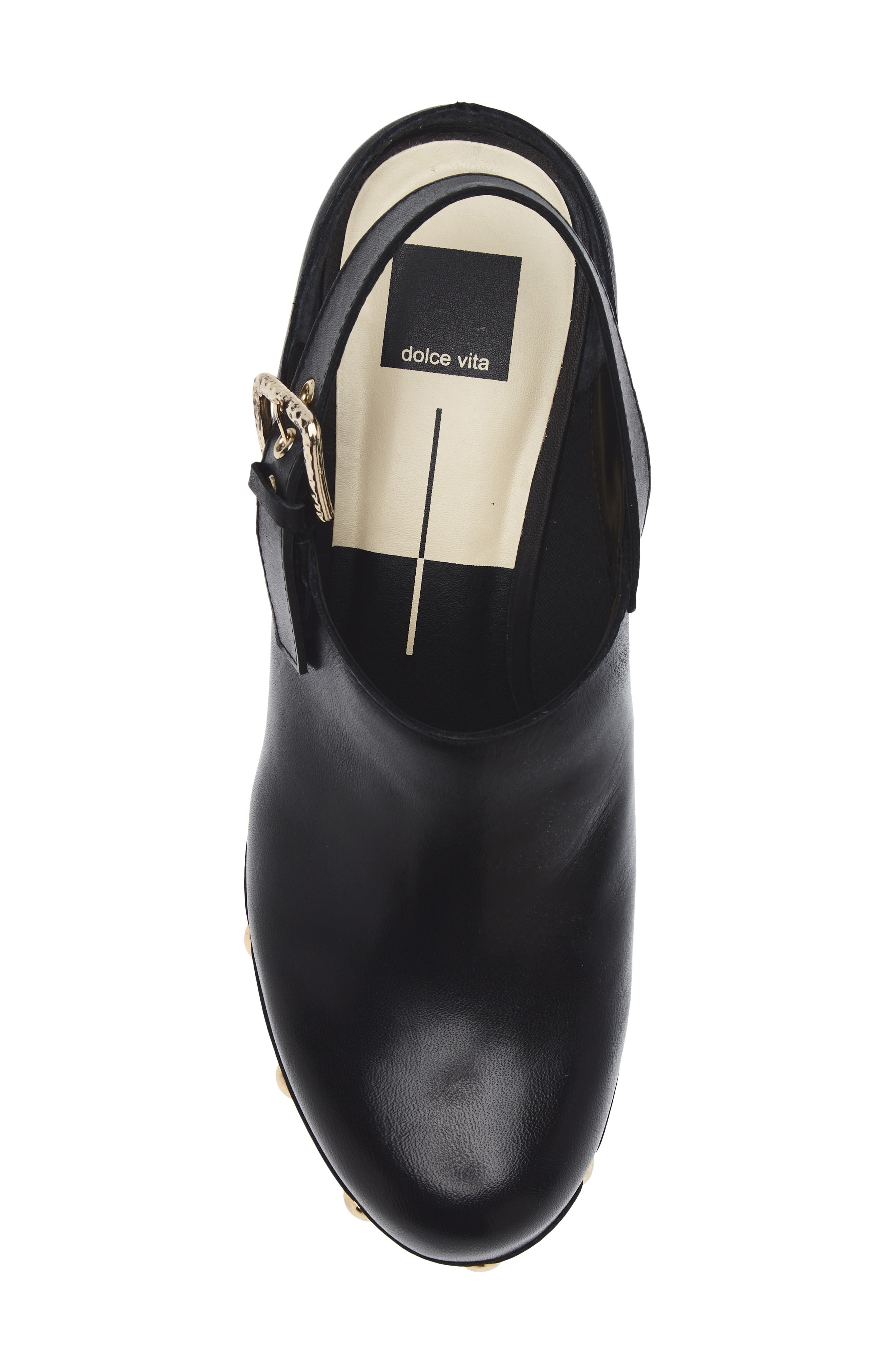 Dolce Vita Adelan Slingback Clog, Alternate, color, Black Leather