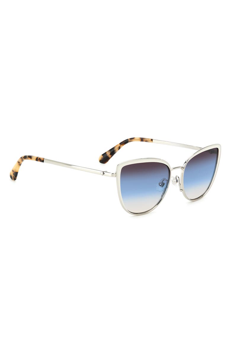 kate spade new york staci 56mm gradient cat eye sunglasses, Alternate, color,