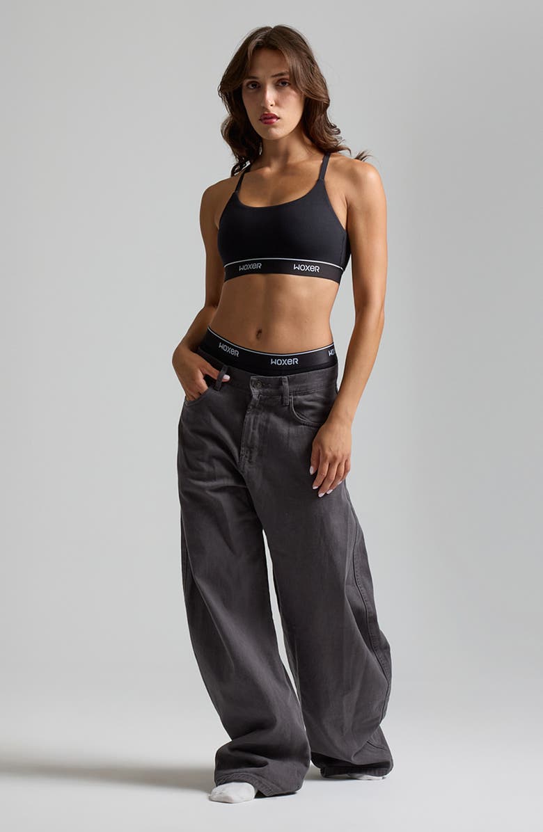 Woxer Star Ultra-Soft 3-Inch Boxer Briefs, Alternate, color, Black 2.0