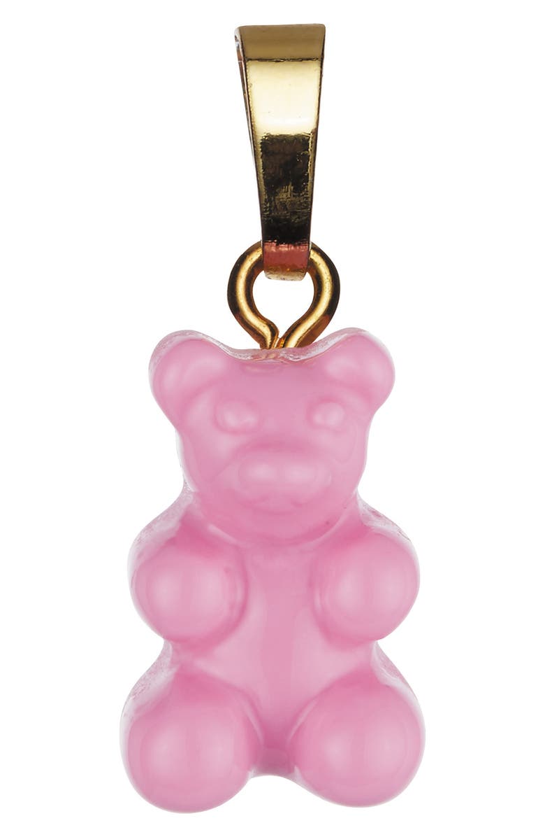 Crystal Haze Nostalgia Bear Pendant, Main, color, Pink