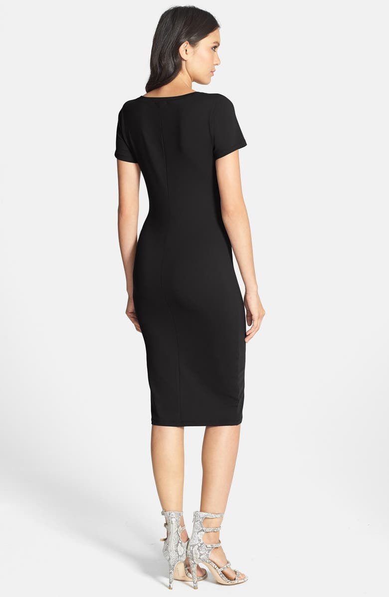 Leith V-Neck Body-Con Dress, Alternate, color,