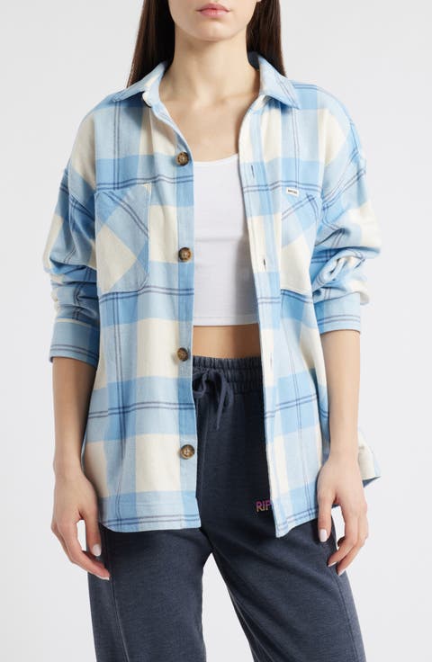 La Isla Plaid Flannel Button-Up Shirt