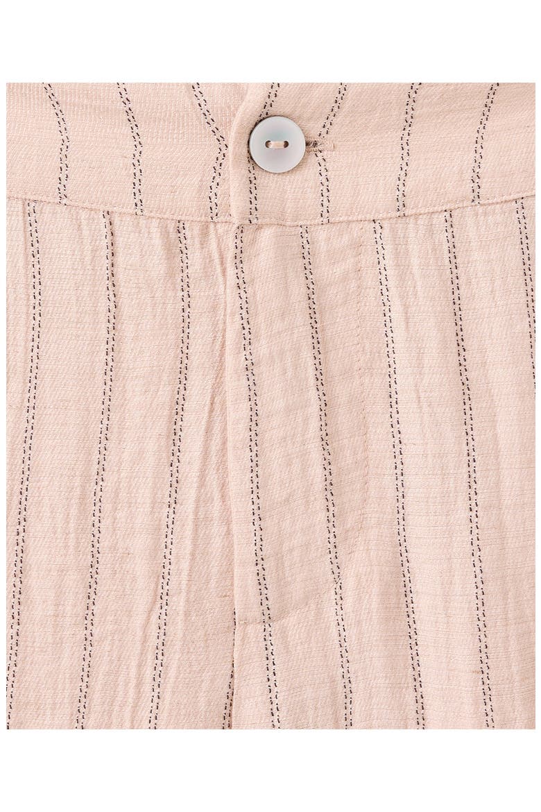 Textured Striped Low Rise Straight Leg Trousers, Alternate, color, PASTEL PINK