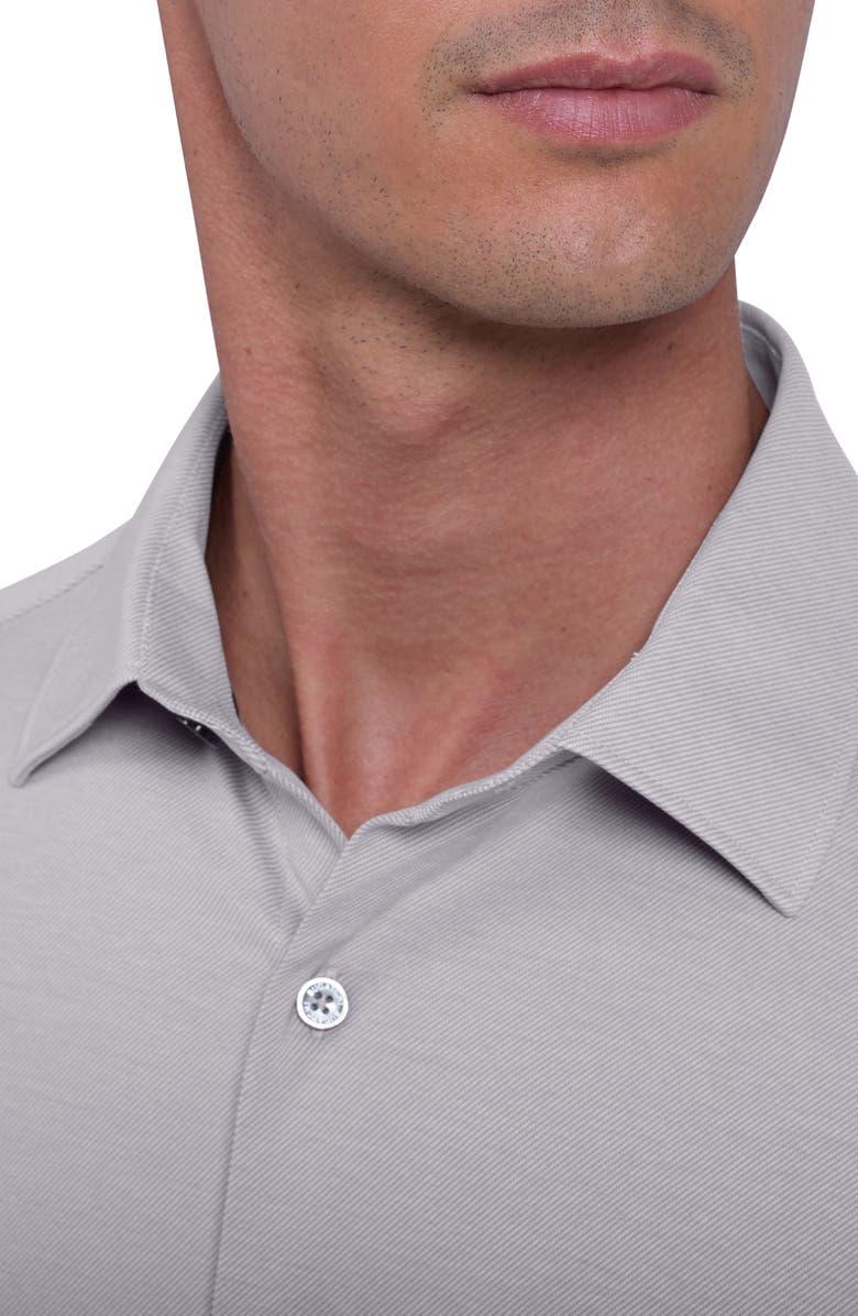 Bugatchi James OoohCotton<sup>®</sup> Button-Up Shirt, Alternate, color, Cement
