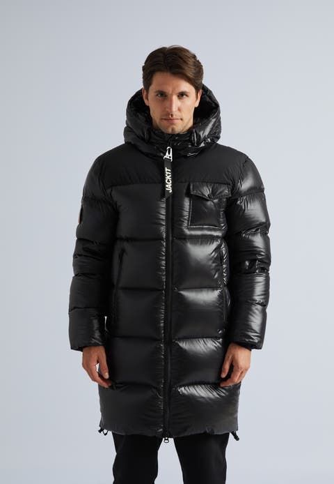 Long Quilted Puffer Coat