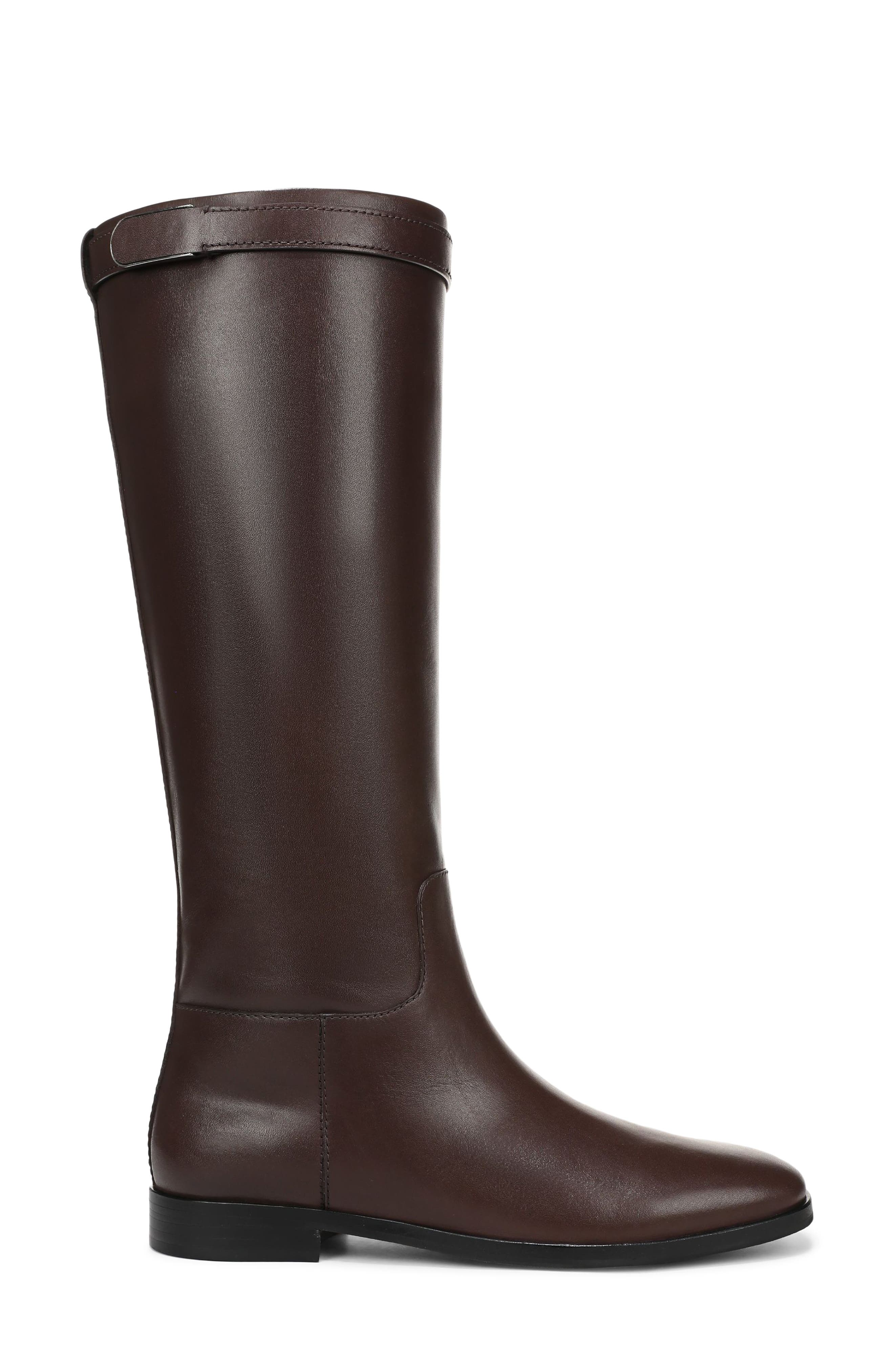Margaret Knee High Boot, Alternate, color, CACAO BROWN LEATHER