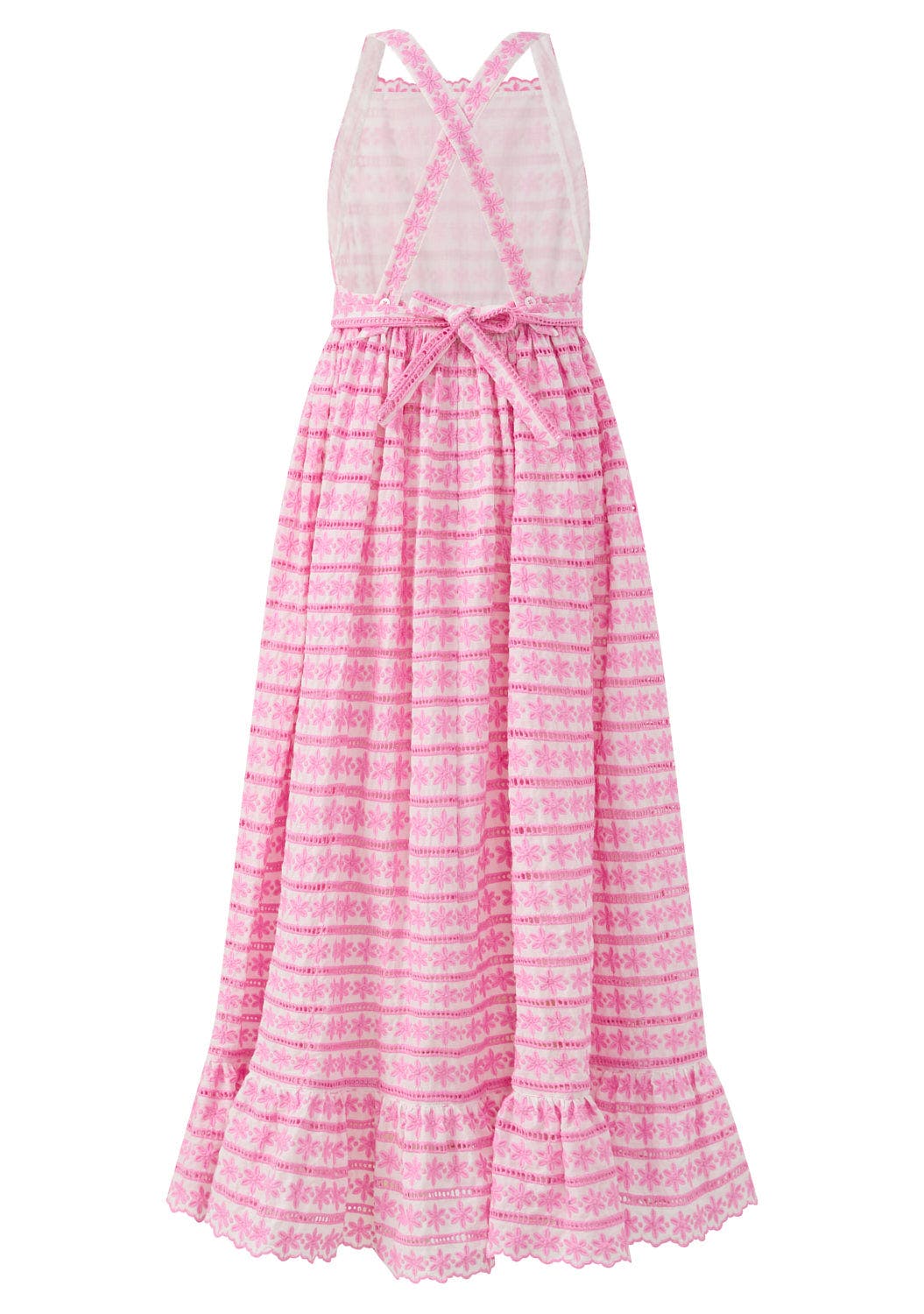 Marlo Kids Odessa Embroidered Maxi Dress | Nordstrom