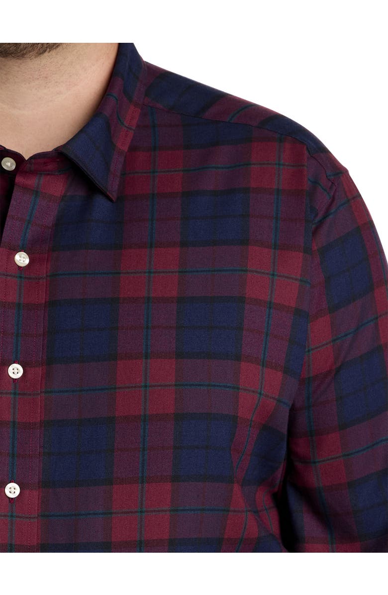 vineyard vines Big 
Tall Plaid Flannel Sport Shirt, Alternate, color, 