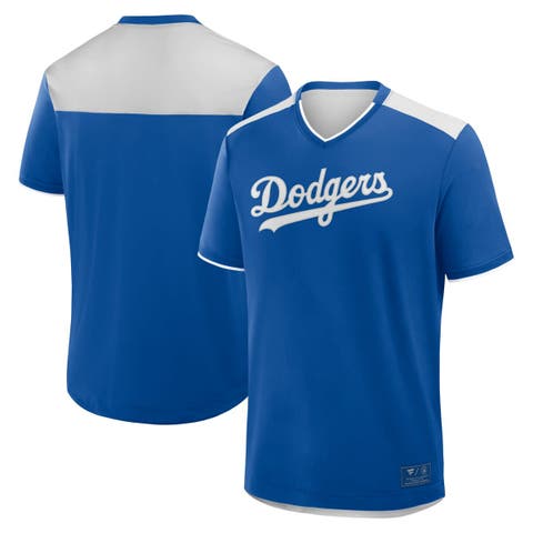 Men's Fanatics Royal Los Angeles Dodgers Walk Off V-Neck T-Shirt