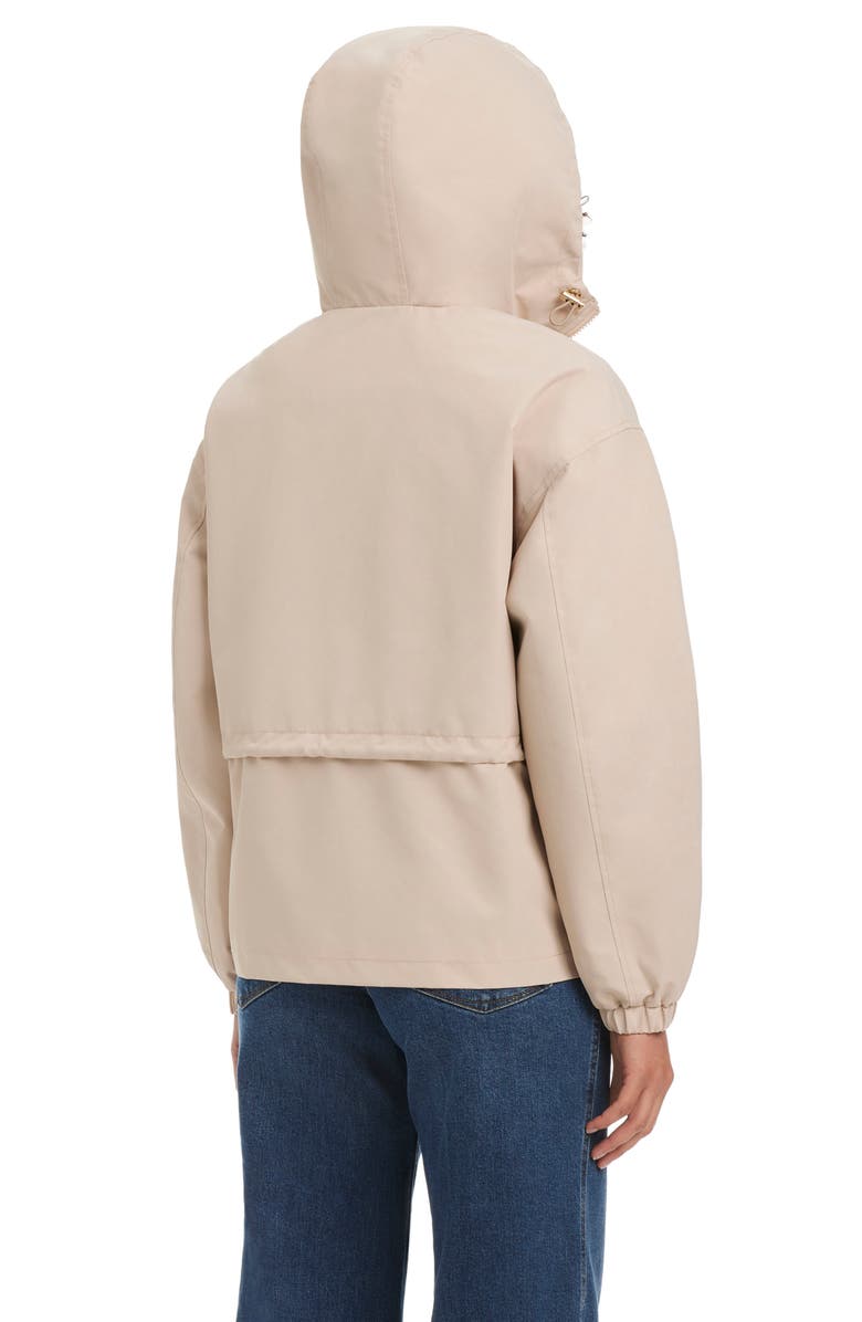 Kate Spade New York crop hooded jacket, Alternate, color, Fired Clay