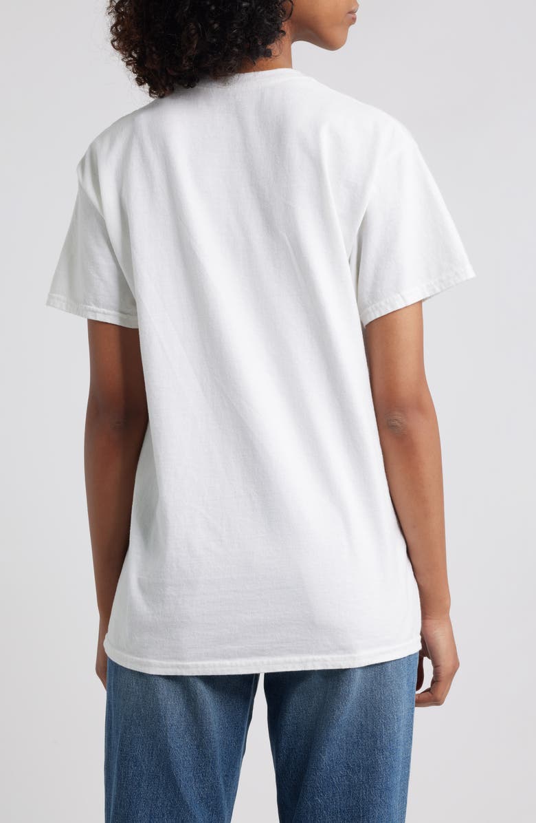 Junk Food Little Bit Dramatic Cotton Graphic T-Shirt, Alternate, color, White