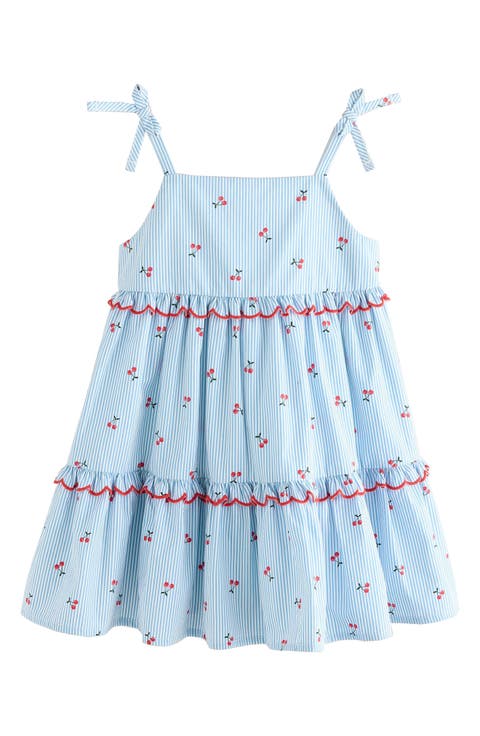 Kids' Cherry Stripe Sundress (Baby, Toddler & Little Kid)