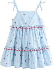 NEXT Kids' Cherry Stripe Sundress