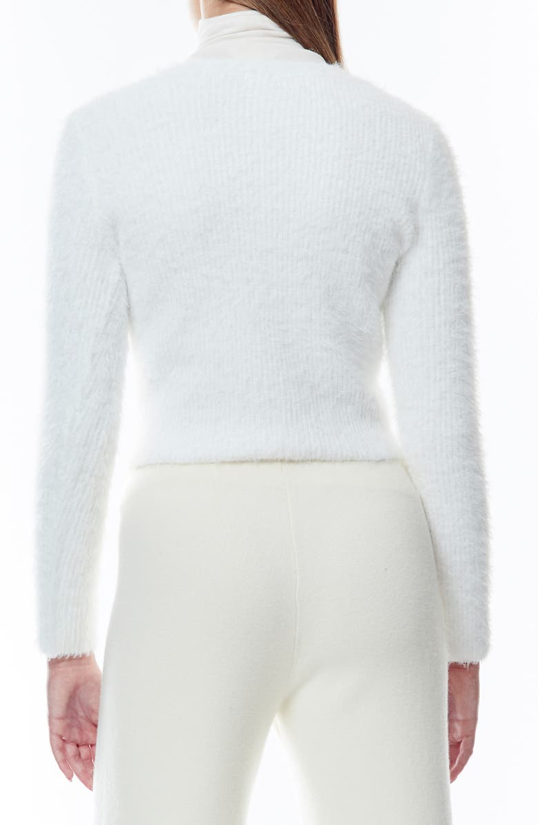 BY DESIGN Bessie Eyelash Pin Sweater, Alternate, color, Gardenia