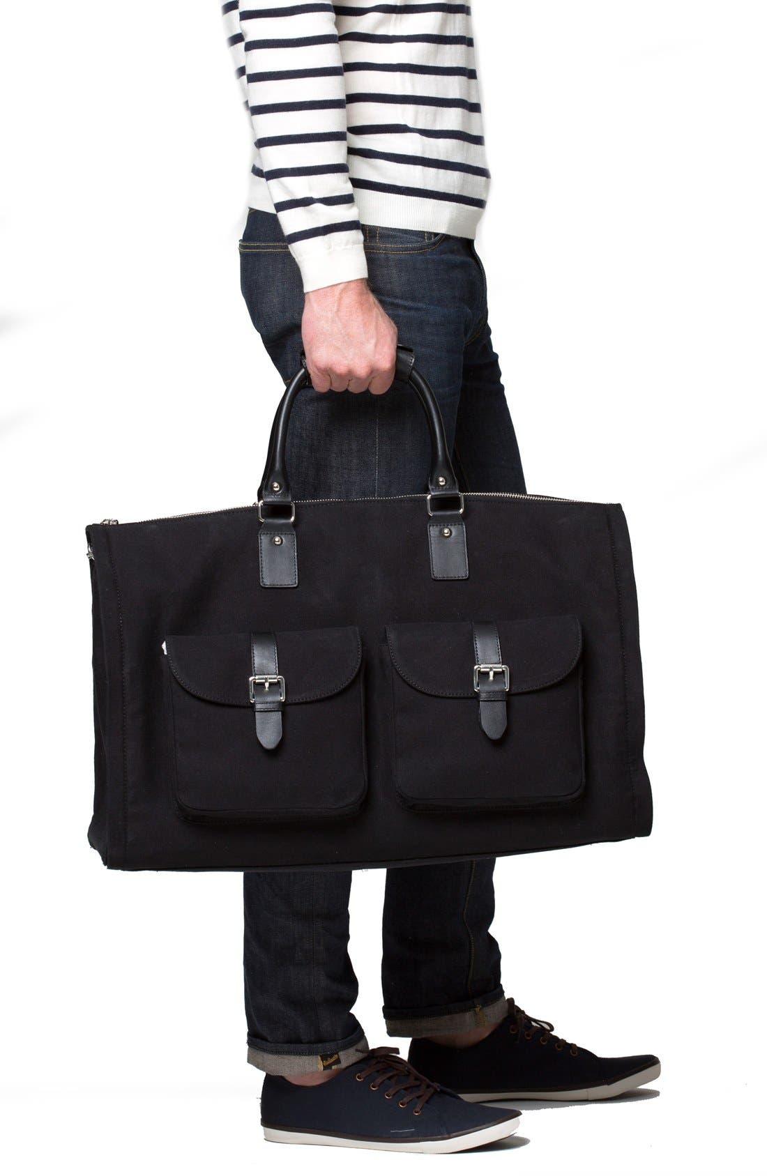 hook + ALBERT Canvas Garment/Duffel Bag, Alternate, color, 