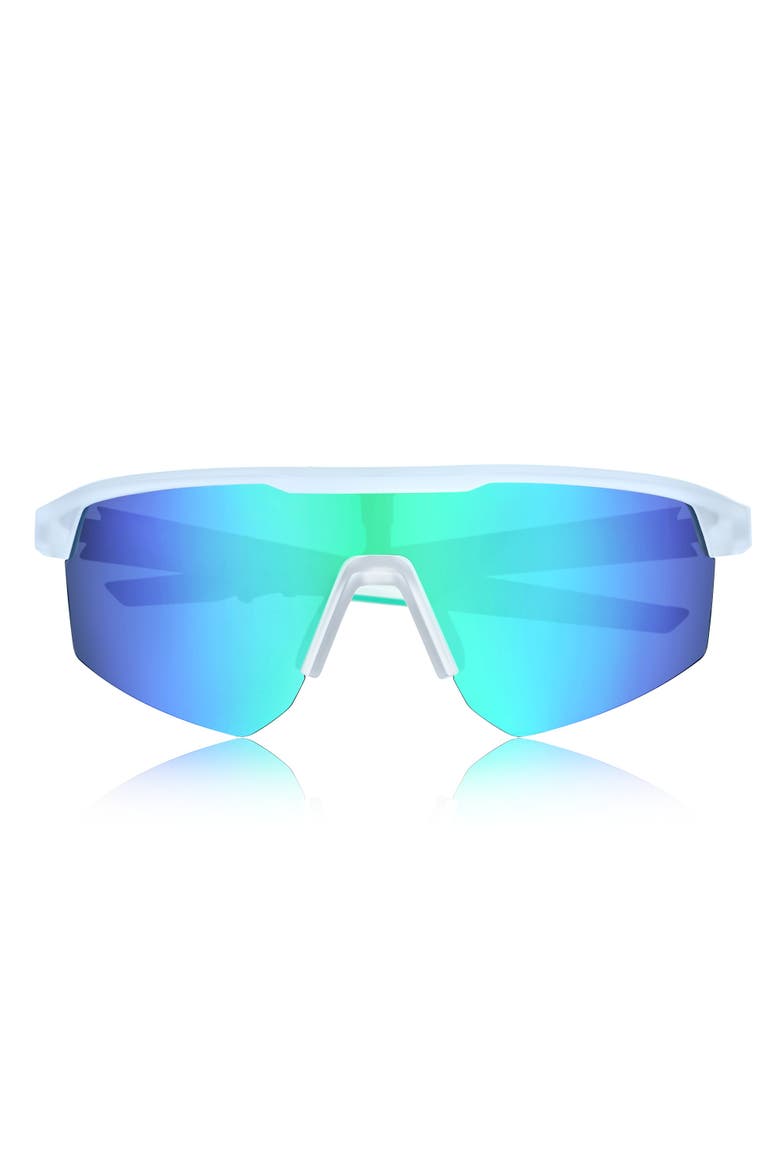 Nyxon Polarized Mens Sunglasses, Alternate, color, White/Blue