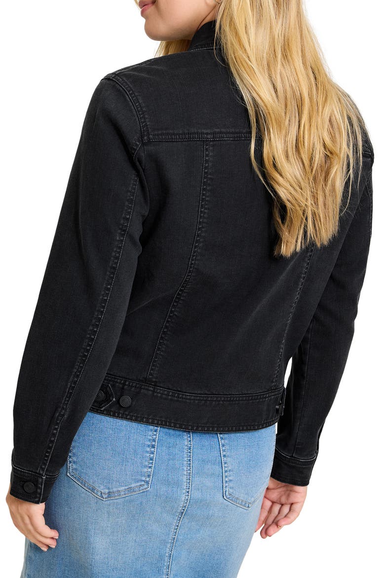 Denim Trucker Jacket, Alternate, color, COASTAL BLACK WASH