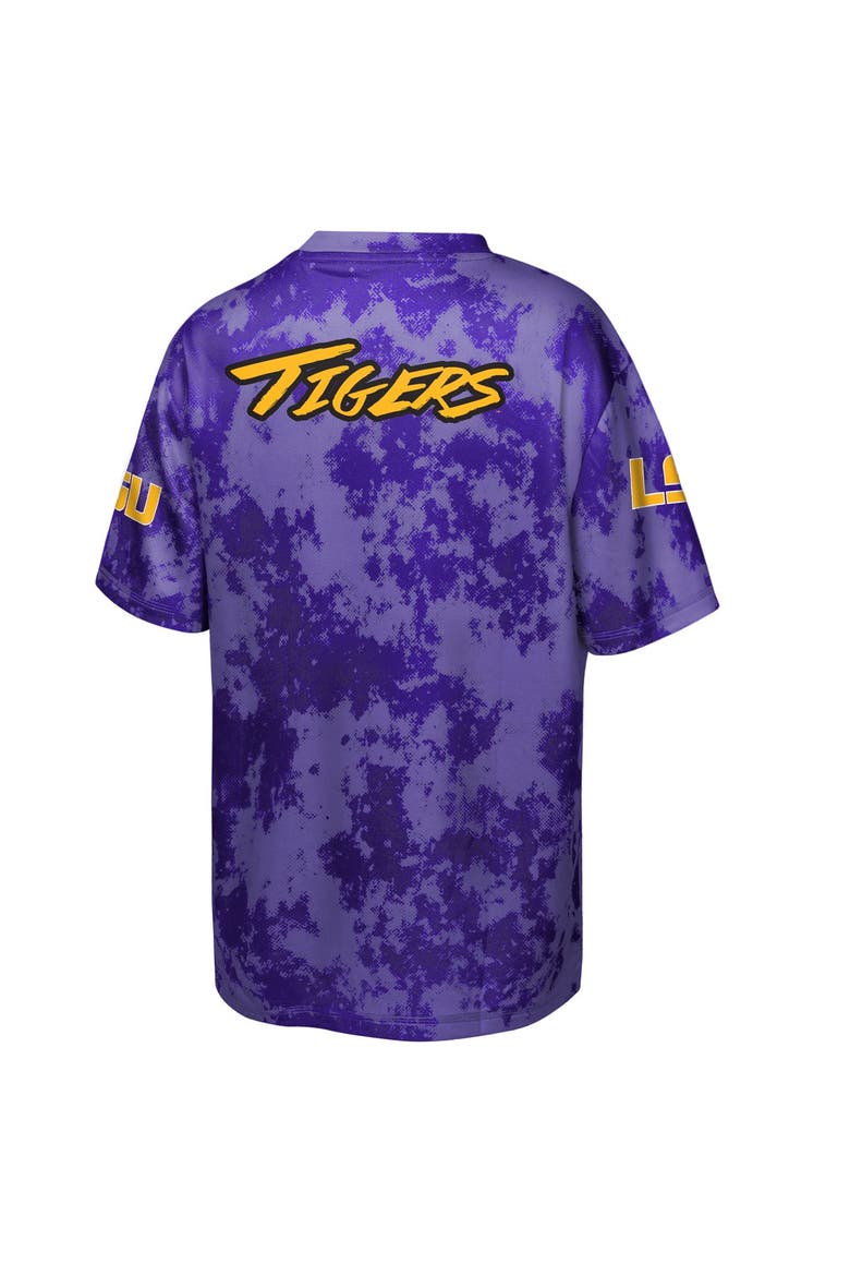 Youth Outerstuff  Purple LSU Tigers Off-Side Sublimated T-Shirt, Alternate, color, Purple