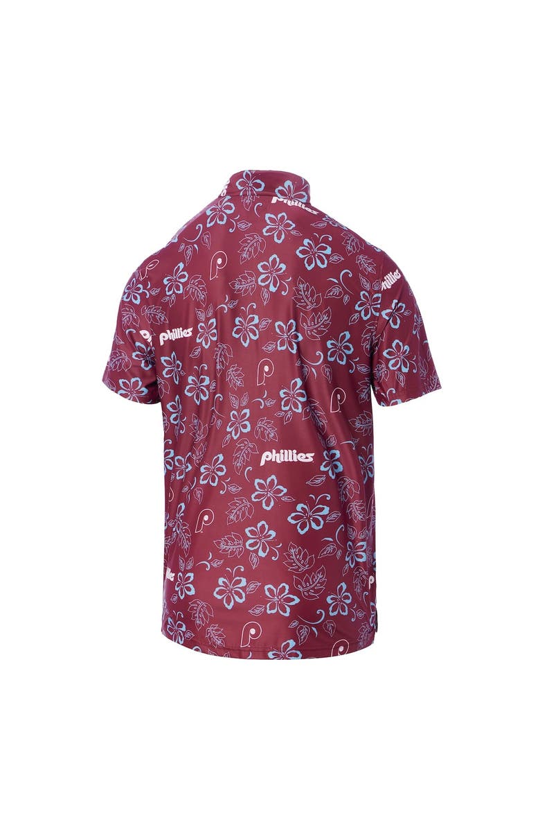 Reyn Spooner Men's Reyn Spooner Maroon Philadelphia Phillies Cooperstown Collection Performance Polo, Alternate, color, Maroon