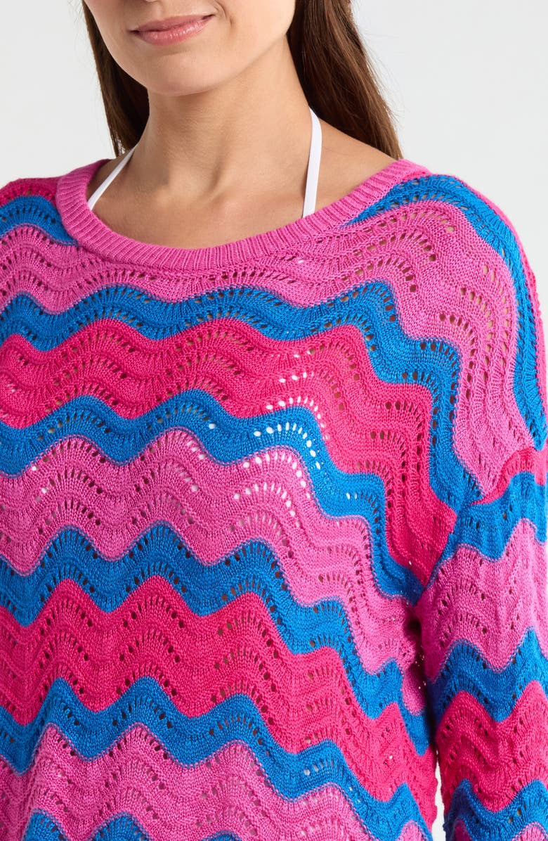 Beach Riot Beach Cover-Up Sweater, Alternate, color, 