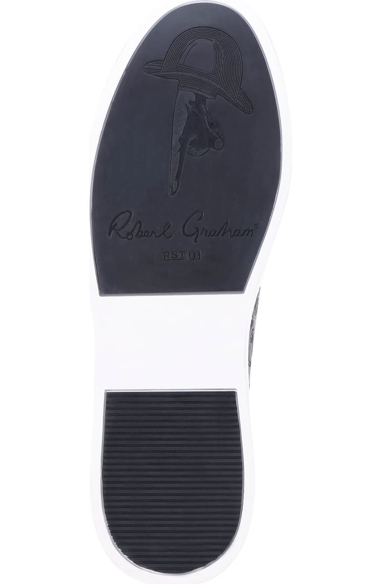 Robert Graham Artfibers Embossed Leather Sneaker, Alternate, color,