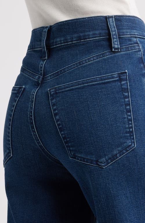 Frame Le Pixie High Waist Slim Palazzo Jeans In Blue