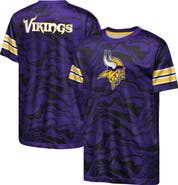 Outerstuff Youth Outerstuff Purple Minnesota Vikings Slant Route Performance T-Shirt
