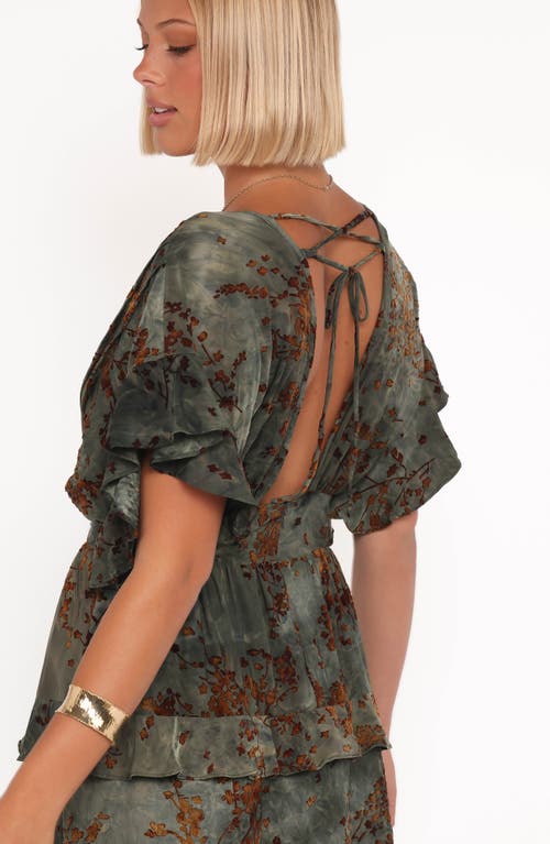 Petal And Pup Petal & Pup Wendi Print Tiered Maxi Dress In Multi