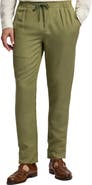 Ralph Lauren Purple Label Dorset Drawstring Silk & Linen Pants