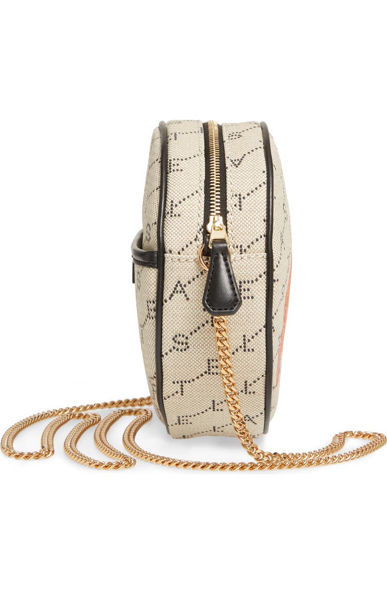 Stella McCartney Monogram Canvas Circle Crossbody Bag, Alternate, color,