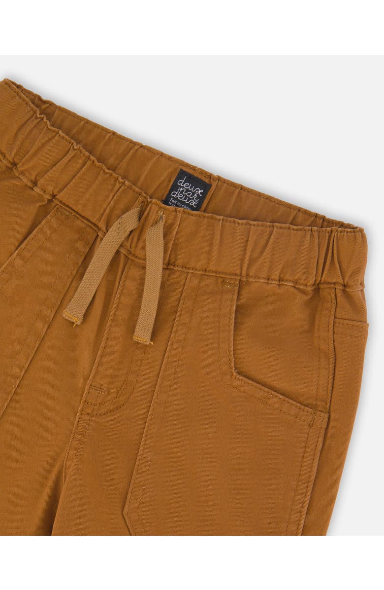 Deux par Deux Twill Jogger Pants with Patch Pockets, Alternate, color, Brown