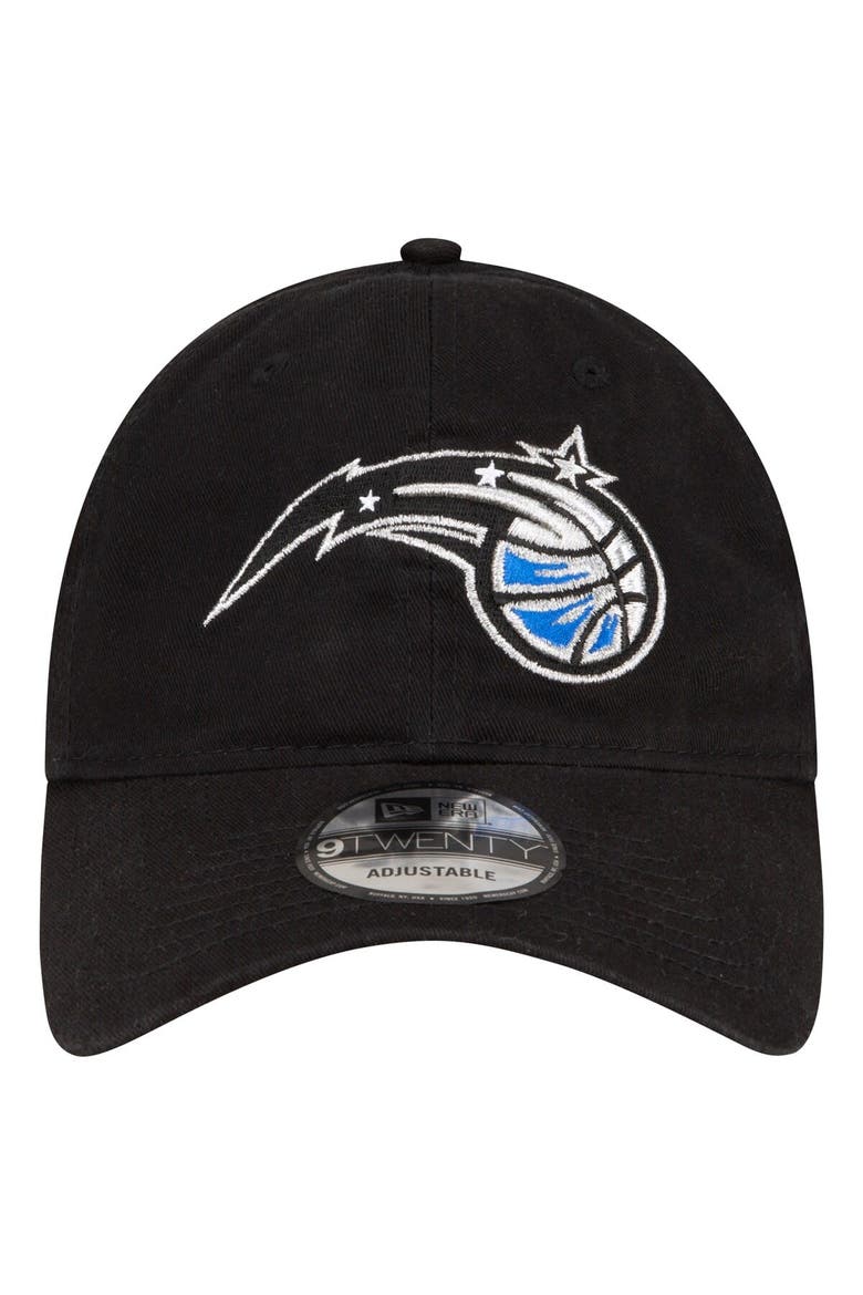 Men's New Era Black Orlando Magic Team 2.0 9TWENTY Adjustable Hat, Alternate, color, Black