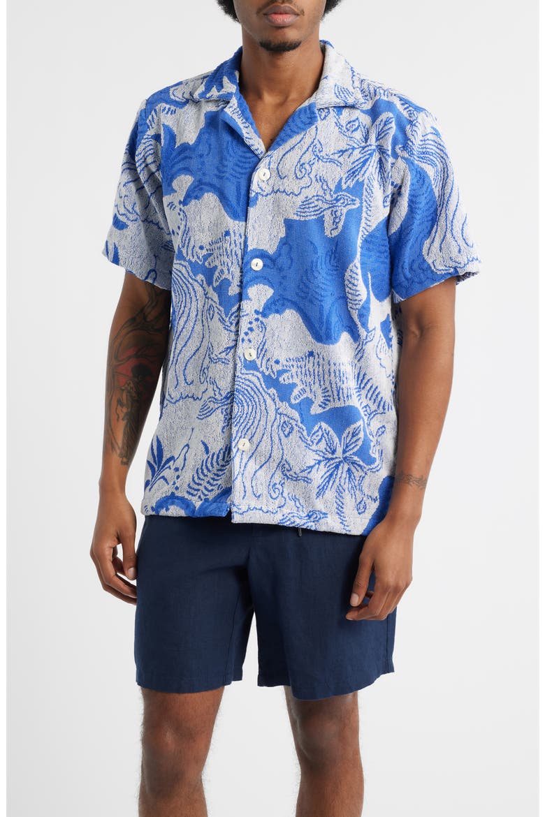 Mystea Camp Shirt, Main, color, BLUE