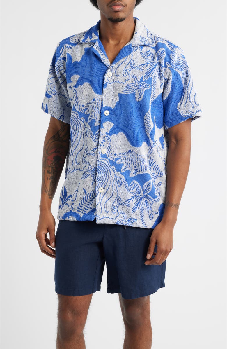 OAS Mystea Camp Shirt, Main, color, Blue