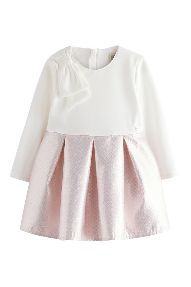 Kids' Mixed Media Dress, Main, color, PINK
