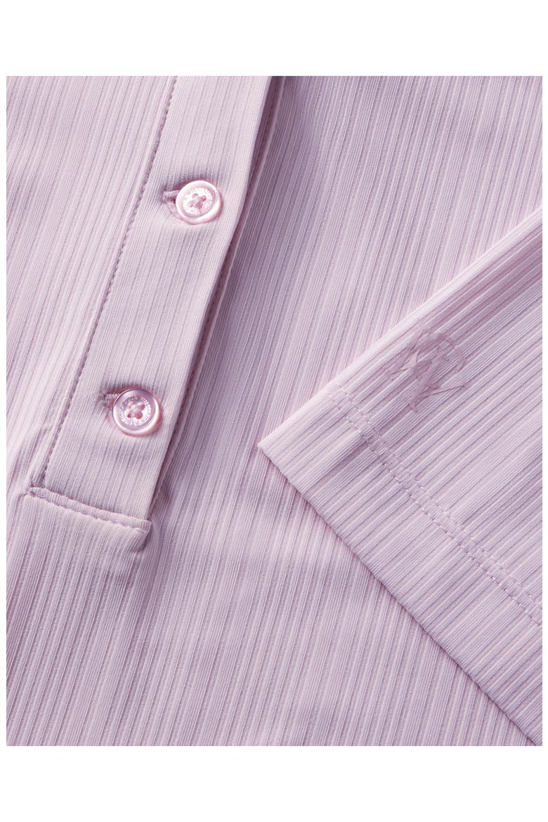 Lindsey Textured Polo, Alternate, color, PETAL PINK
