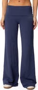 EDIKTED Wide Leg Foldover Pants