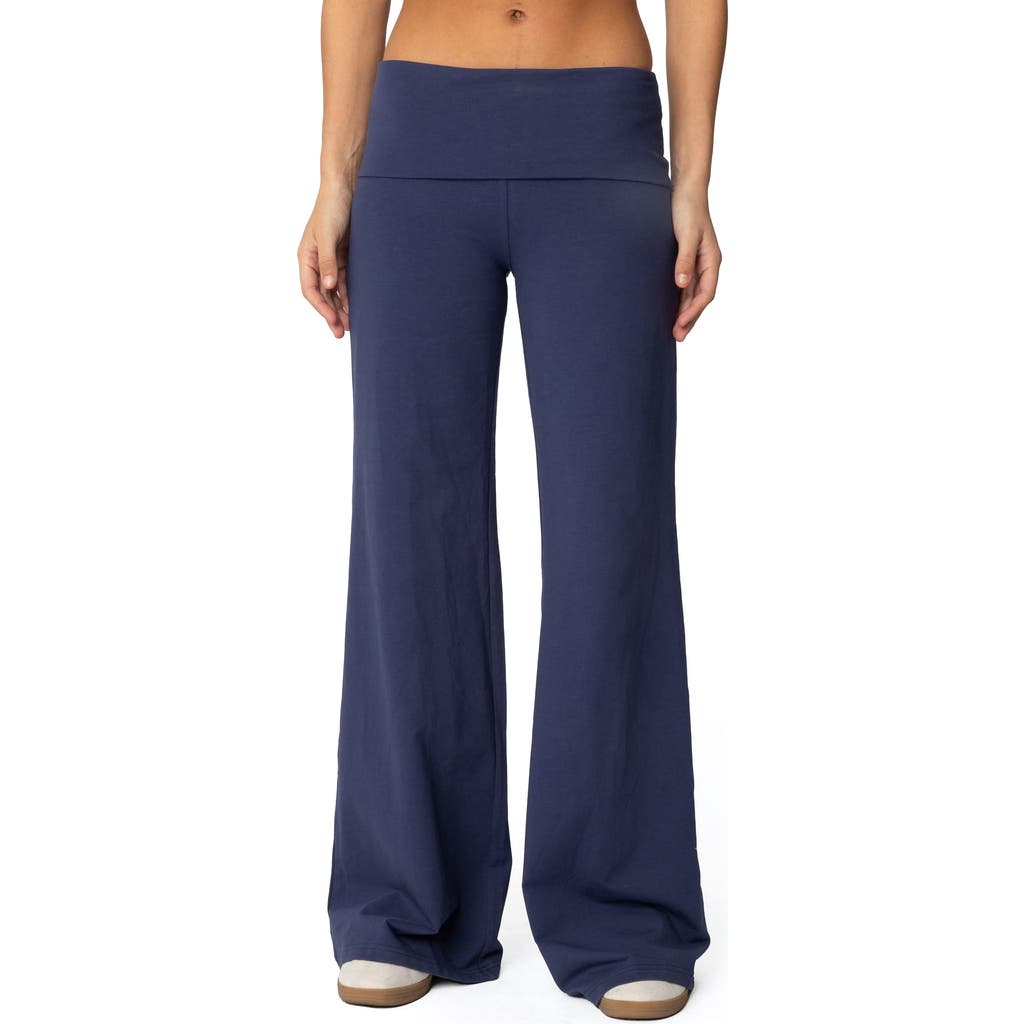 EDIKTED EDIKTED WIDE LEG FOLDOVER PANTS