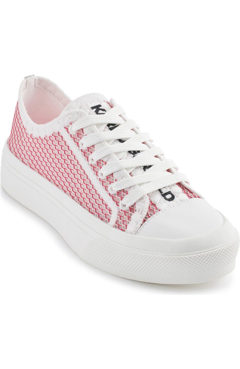 KARL LAGERFELD PARIS Giddeon Low Top Sneaker, Main, color, Teaberry
