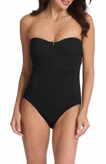 Tommy Bahama Island Cays Piqué One-Piece Swimsuit