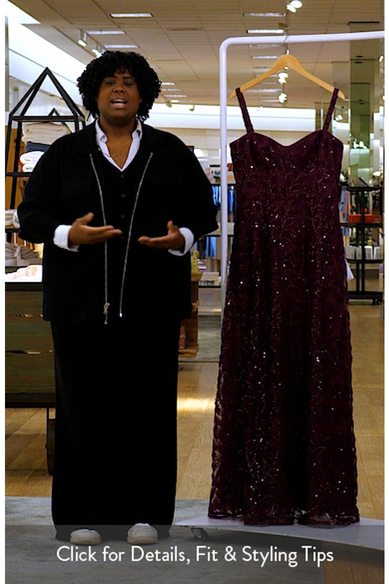 Piper Sequin Embroidered Gown video