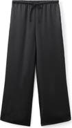 MANGO TEEN Satin Drawstring Pants