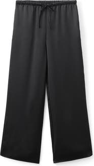 MANGO TEEN Satin Drawstring Pants
